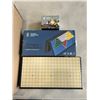 Image 2 : YELLOW MOUNTAIN CHINESE MAHJONG SET IN HARD CASE AND MAGNETIC GO GAME AND CHINESE CHECKERS AND MARBL