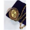 Image 2 : VINTAGE MECHANICAL WIND UP INGRAHAM PENDANT WATCH W/ CHAIN SWISS MADE WORKING
