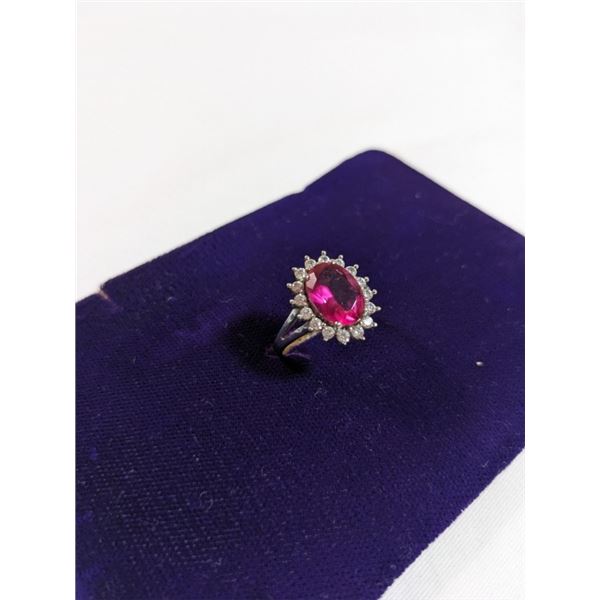 VINTAGE 925 STERLING SILVER RING MARKED INDIA