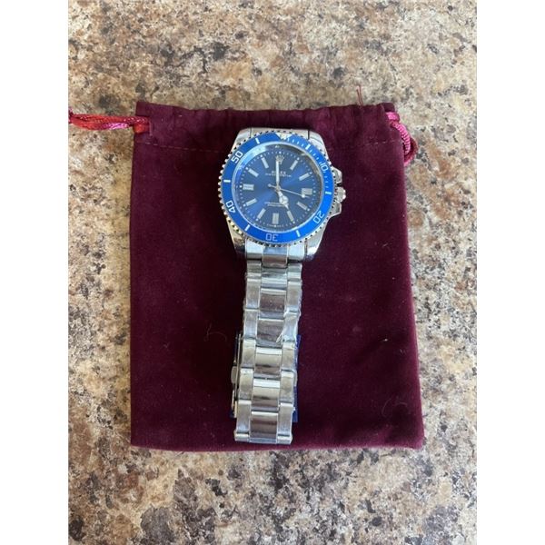 ROLEX WATCH - BLUE BEZEL, BLUE DIAL - UNAUTHENTIC