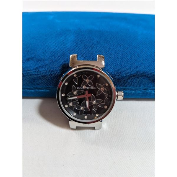 LOUIS VUITTON WATCH, SWISS MADE, LV2002Z10962 STAINLESS STEEL, AS IS, UNAUTHENTICATED