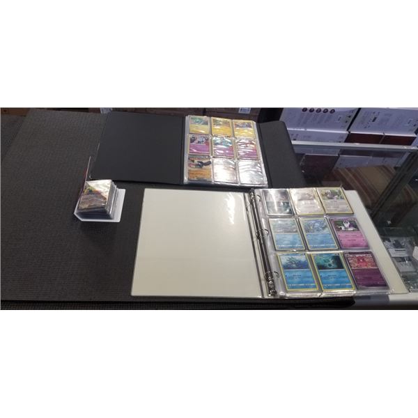 3 BINDER POKEMON COLLECTION, INCLUDING HOLOGRAPHIC CARDS, RARE CARDS, CHARIZARD BINDER AND MORE