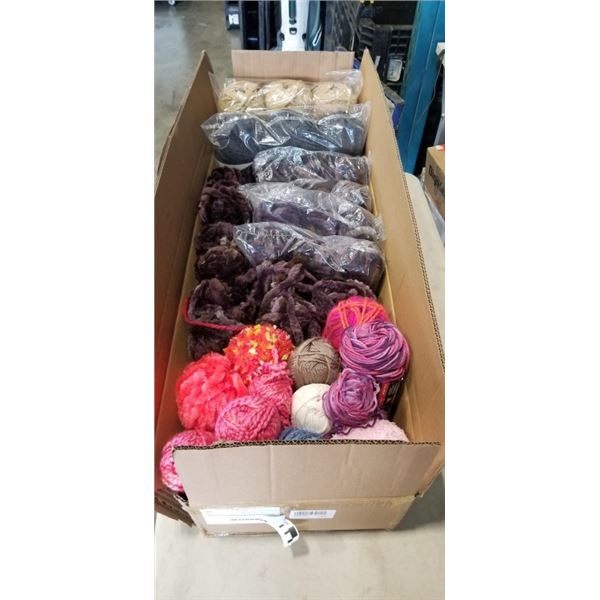 LONG BOX OF YARN
