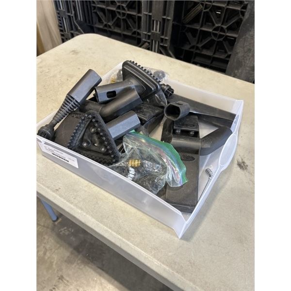 TRAY OF DUPRAY STEAM CLEANER  ACCESSORIES AND TIPS