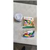 Image 2 : 20 PACK BLACK CANVAS BOARDS AND HOLOGRAPHIC HEAT TRANSFER VINYL AND TINY GEEKS PENCILS AND CRAYONS