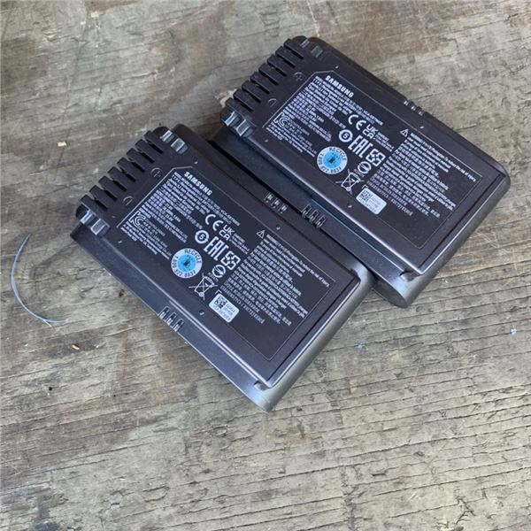 2 REPLACEMENT SAMSUNG JET 75 BATTERIES BOTH WORKING RETAIL $140+