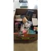 Image 1 : BOX OF BEAUTY PRODUCTS INCLUDING BLOOMORA STEAM EYE MASKS, 24K GOLD UNDER EYE PATCHES, CHARLOTTE TIL