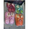 Image 2 : PLASTIC TOTE OF SLIPPERS