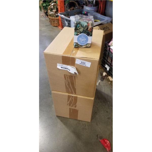 2 BOXES OF RADIANCE MINT SCENTED POTPOURRI (24 PER BOX)
