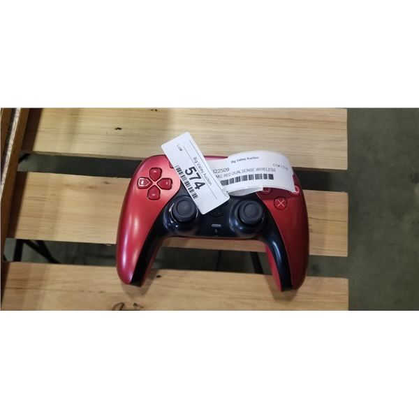 PS5 COSMIC RED DUALSENSE WIRELESS CONTROLLER - TESTED WORKING, RETAIL $94