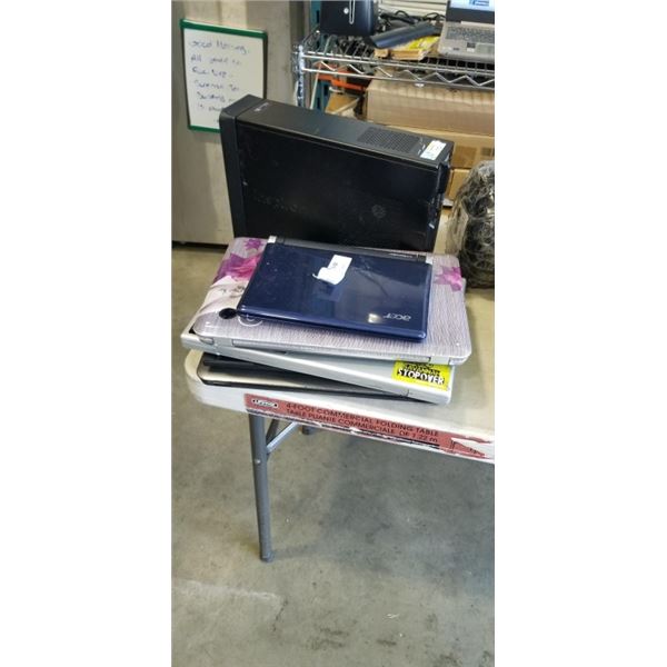 5 LAPTOPS AND A PC FOR PARTS/REPAIR