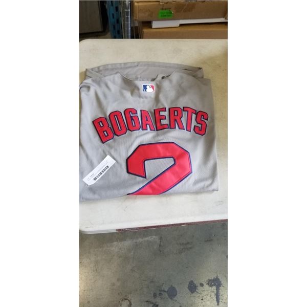 BOSTON RED SOX BOGARTS JERSEY, SIZE 52