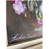 Image 3 : OIL ON CANVAS FLORAL PRINT