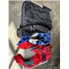 Image 1 : 2 PAIRS OF FOX DIRT BIKE RIDING PANTS SIZE SMALL, AND HELLY HANSEN WORK JACKET SIZE XL