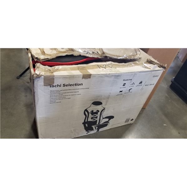 NAZ TACHI SELECTION GAMING CHAIR NEW CHAIR PIECES MISSING BASE