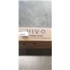 Image 3 : VIVO DARK WALNUT/BLACK MOBILE EASEL TV STAND WITH SHELF