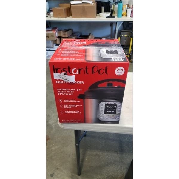 INSTANT POT DUO V5 7-IN-1 6QT ELECTRIC PRESSURE COOKER - TESTED WROKING, RETAIL $159