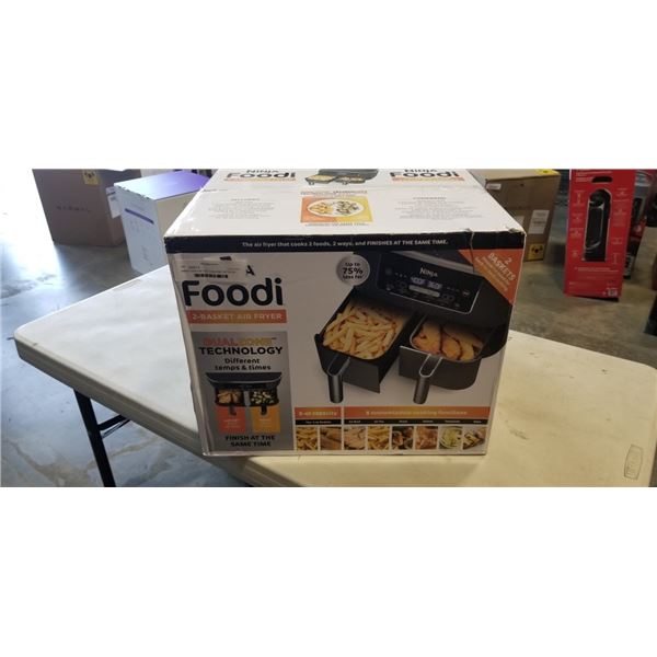 NINJA FOODI 6-IN-1 8QT DUALZONE AIR FRYER - TESTED WORKING, RETAIL $189