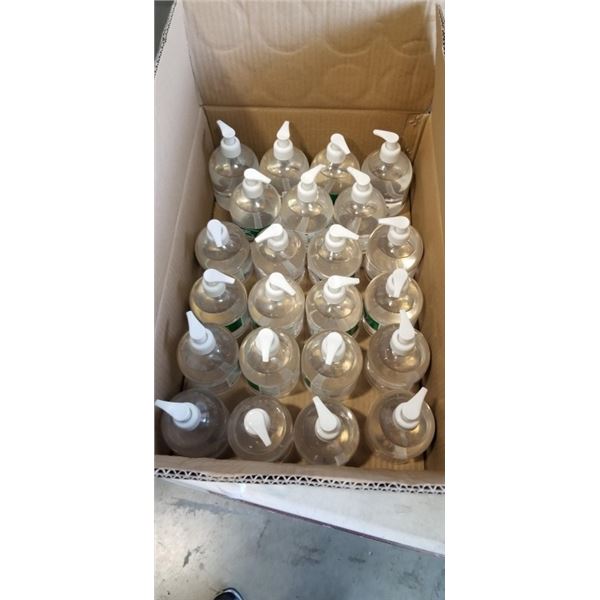 23 BOTTLES OF 75% INSTANT HAND SANITIZER. 500ML PER BOTTLE