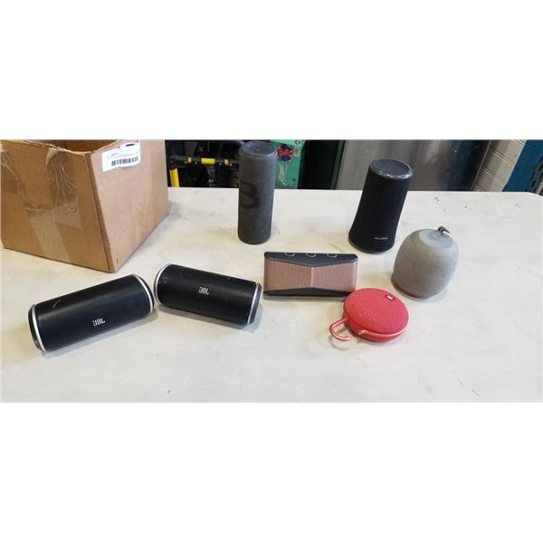 LOT OF BLUETOOTH SPEAKERS - WORKING