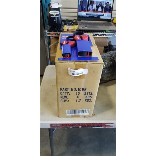 NEW CASE OF 10 PACKS OF 2PC STRAP WRENCH SETS