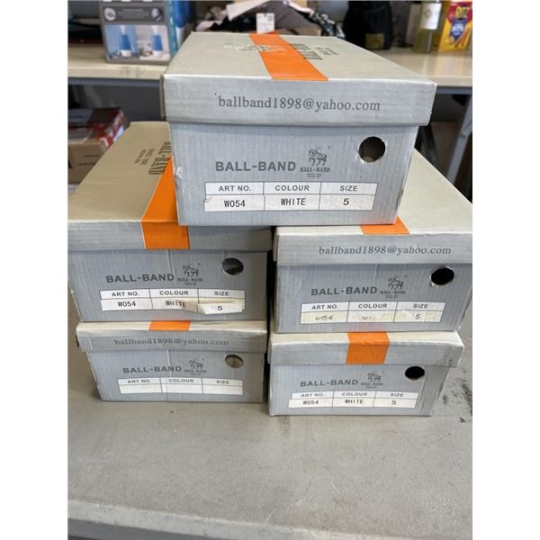5 AIRS OF BALL-BAND LADIES SHOE