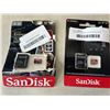 Image 2 : 2 SANDISK EXTREM 256 GB MICROSDXC UHS-1 CARDS WITH ADAPTERS