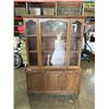 Image 1 : VINTAGE KNECHTEL SERVING CABINET WITH GLASS DOORS, 2 PIECE