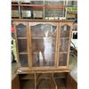 Image 3 : VINTAGE KNECHTEL SERVING CABINET WITH GLASS DOORS, 2 PIECE