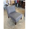 Image 1 : DARK GREY FABRIC SITTING CHAIR