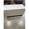 Image 3 : SOLID WOODEN WHITE STORAGE TRUNK