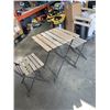 Image 3 : OUTDOOR BISTRO BISTRO SET - TABLE AND 2 CHAIRS