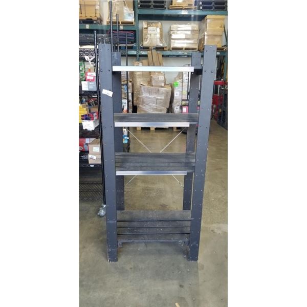 4 TIER WOODEN PANTRY SHELF