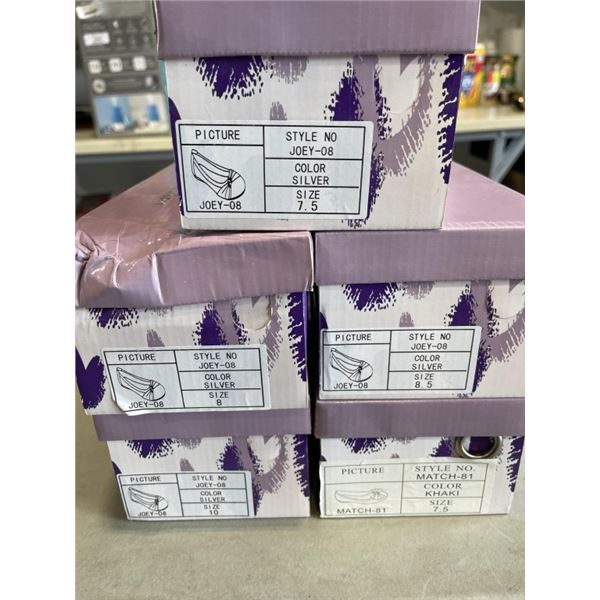 5 PAIRS OF LADIES SHOES