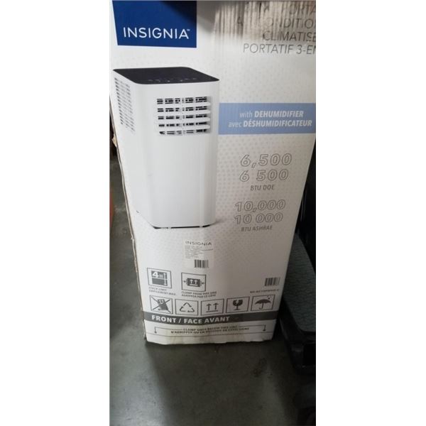 INSIGNIA 10K BTU PORTABLE AIR CONDITIONER - TESTED WORKING, RETAIL $529