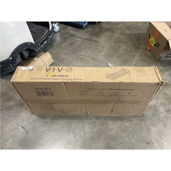VIVO BLACK 24-DEVICE OPEN CHARGING STATION