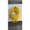 Image 1 : APPROX 100 FOOT YELLOW HEAVY DUTY EXTENSION CORD. 12AWG/3C