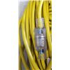 Image 2 : APPROX 100 FOOT YELLOW HEAVY DUTY EXTENSION CORD. 12AWG/3C