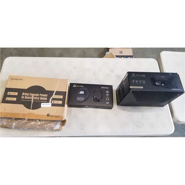 KLIM BOOMBOX E1 AND LAPTOP COOLING PAD AND NOMAD HIGH FIDELITY SOUND REPRODUCTION