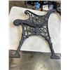 Image 2 : 2 CAST IRON BENCH ENDS