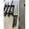 Image 4 : 3 DECORATIVE SWORDS WITH STAND