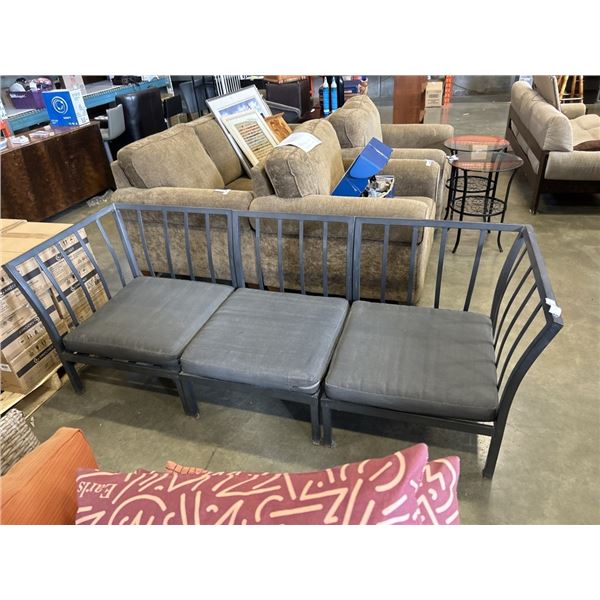 3 PIECE OUTDOOR MODULAR SOFA