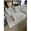 Image 3 : NEW MOES PLUNGE 2 PIECE SOFA, 2 LEFT MODULARS - CHARCOAL GREY
