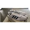 Image 2 : ADIDAS WOMANS WHITE BREAKNET SLEEK SHOES. SIZE 10