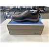 Image 1 : CLARKS COLLECTION MENS WALPATH STEP DARK BROWN LEATHER SHOES. SIZE 10 US