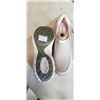 Image 3 : CLARKS WOMANS WAVE PLATEAUAP STONE NUBUCK SHOES. SIZE 6.5 US M