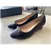 Image 3 : COLE HAAN WOMANS BLACK MALTA WEDGE SHOES SIZE 7 US
