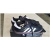 Image 2 : ADIDAS KIDS BLACK SAMBA SHOES. SIZE 2.5 US