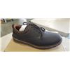 Image 3 : CLARKS COLLECTION EASTRIDGE LOW DARK BROWN LEATHER SHOES. SIZE 8 US