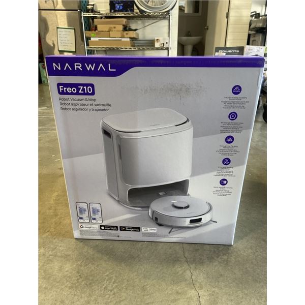 NEW SEALED NARWAL FREO Z ULTRA ROBOT VACUUM AND MOP - RETAIL $1499